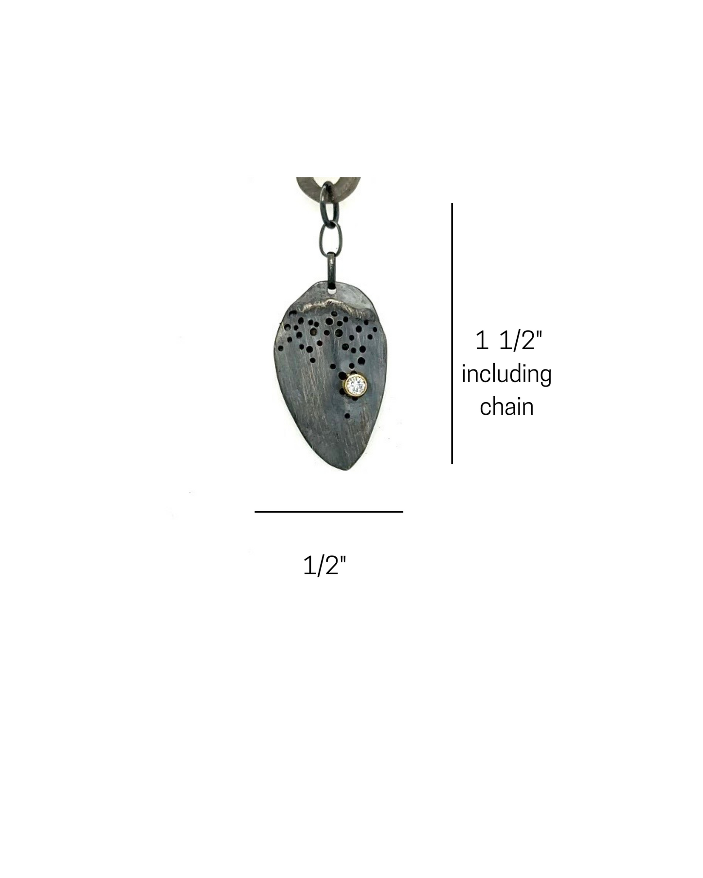 Desire Talisman Pendant measurements
