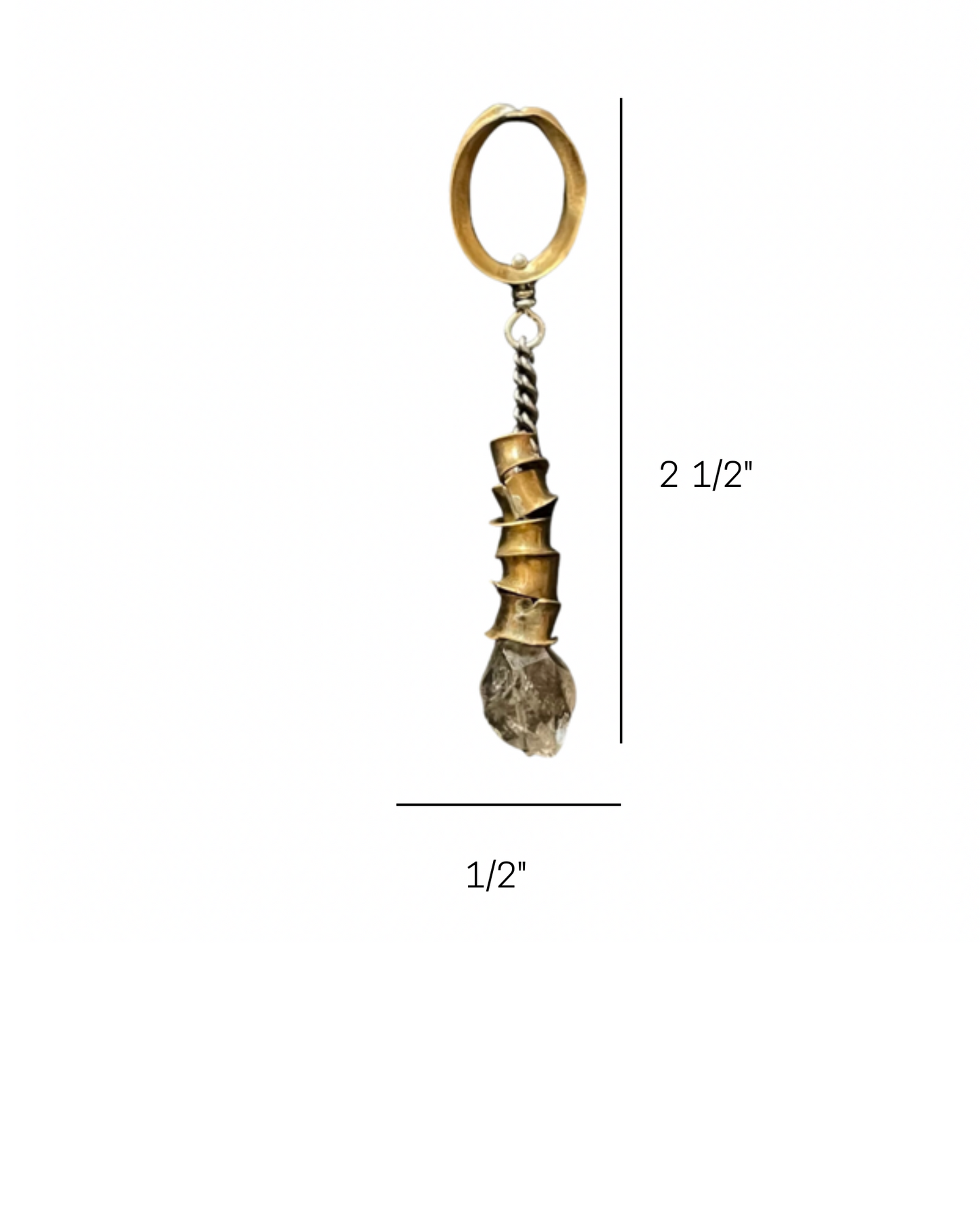Rooted Talisman Pendant measurements