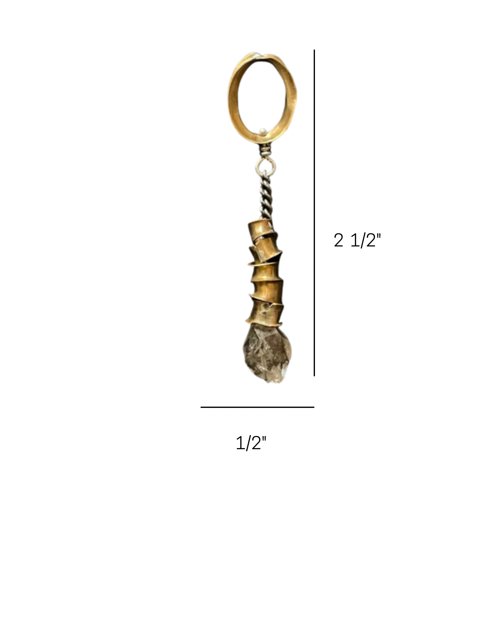 Rooted Talisman Pendant measurements
