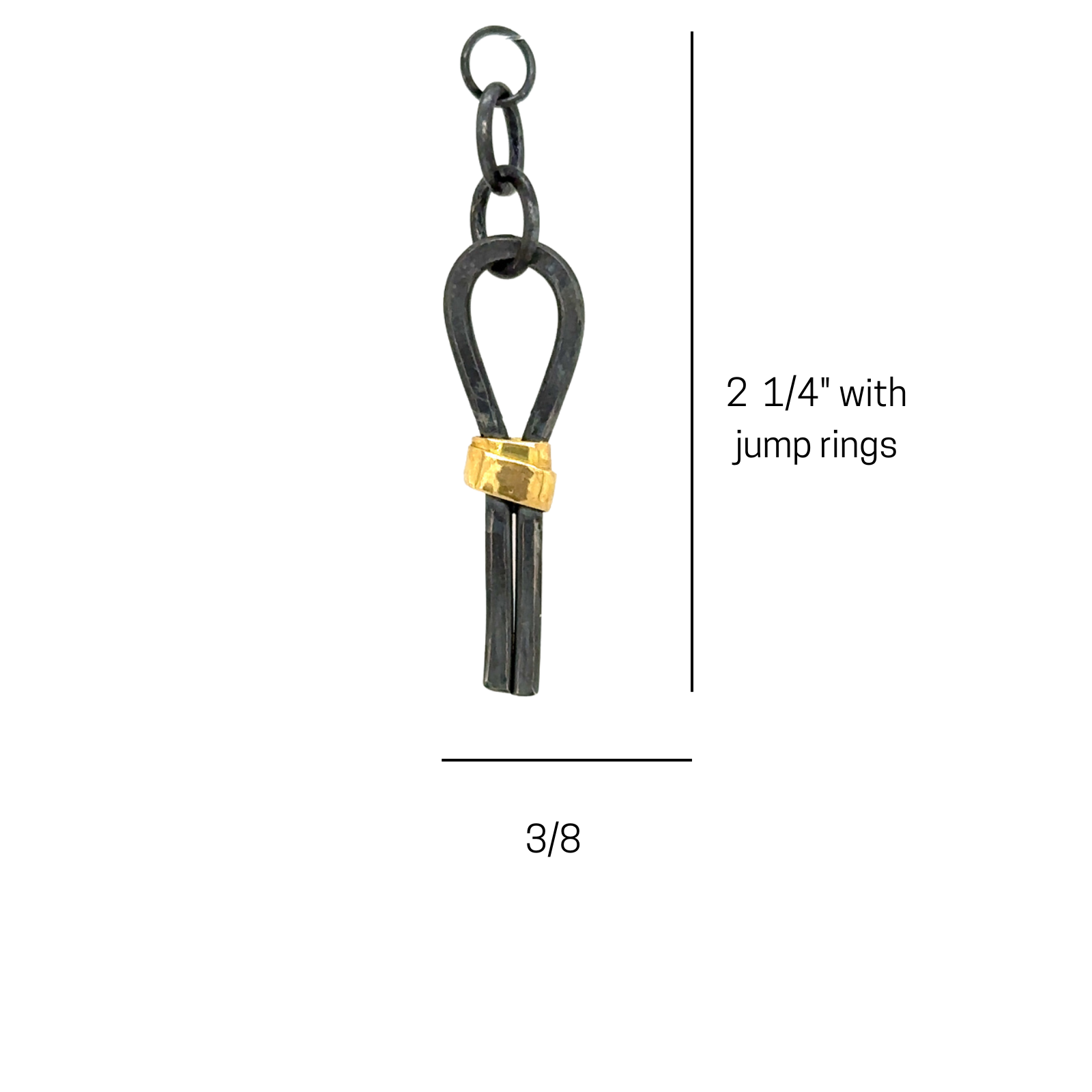 Compassion Talisman Pendant measurements