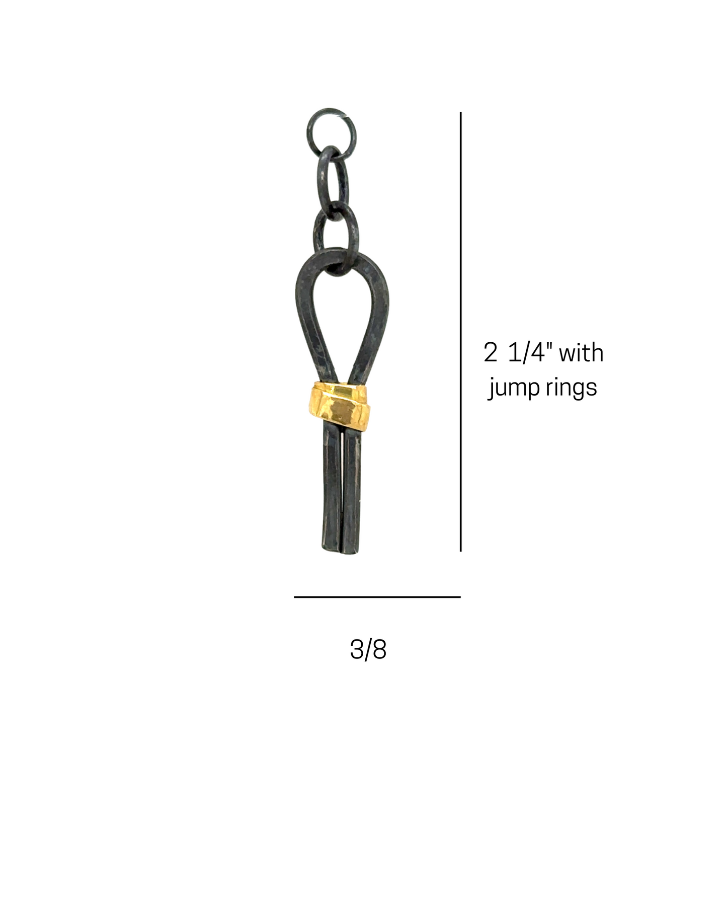 Compassion Talisman Pendant measurements