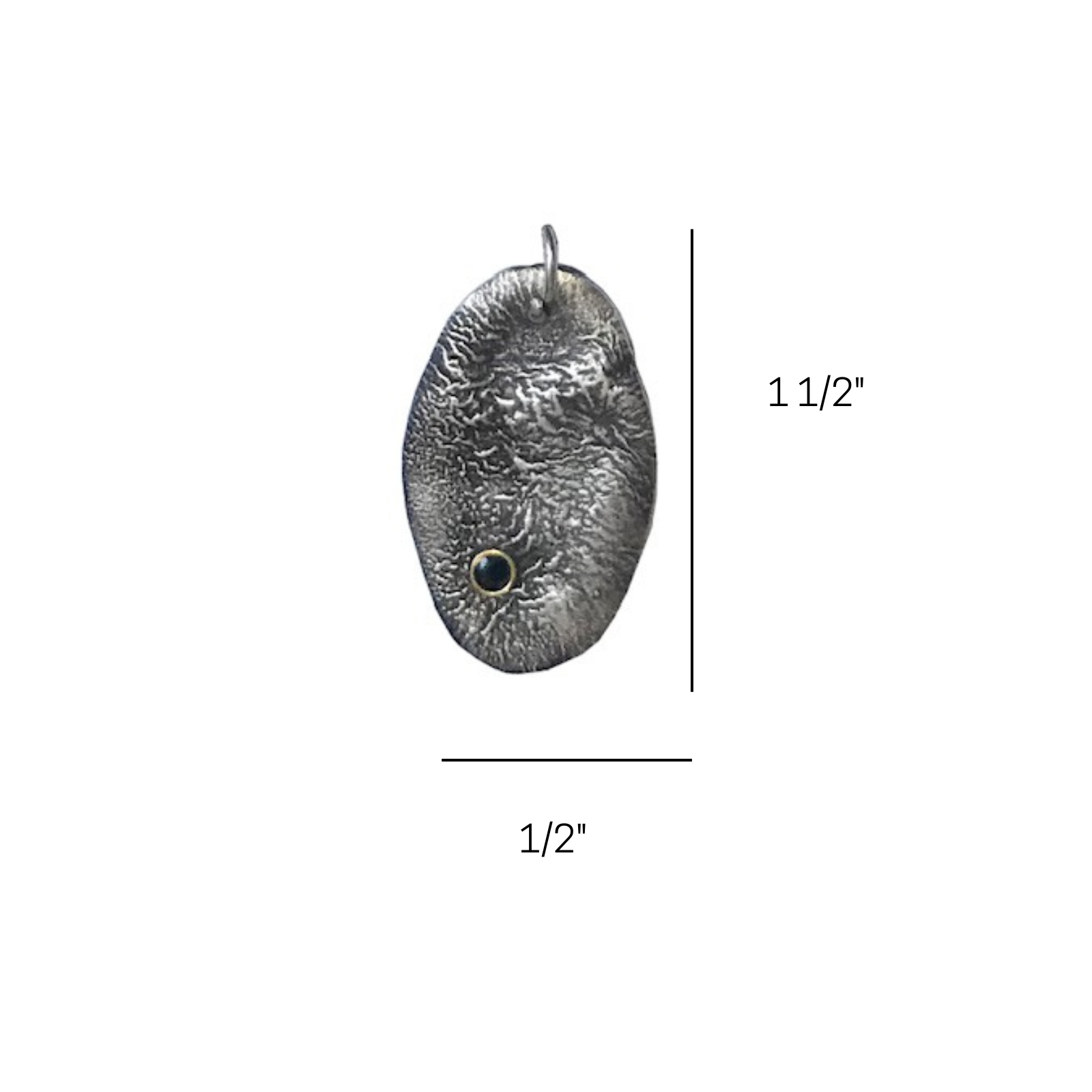 Hope Talisman pendant measurements