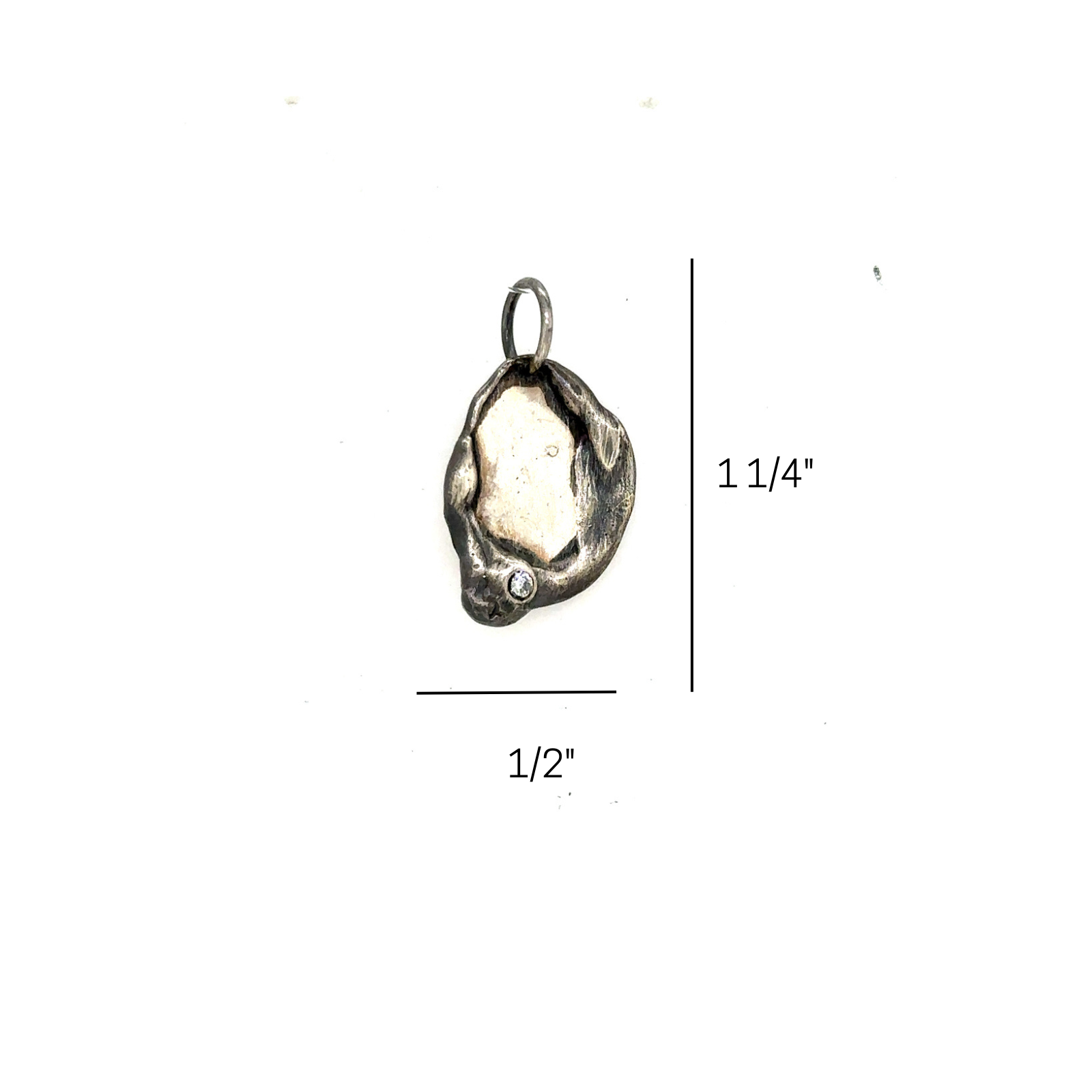 Reflection Talisman Pendant measurements