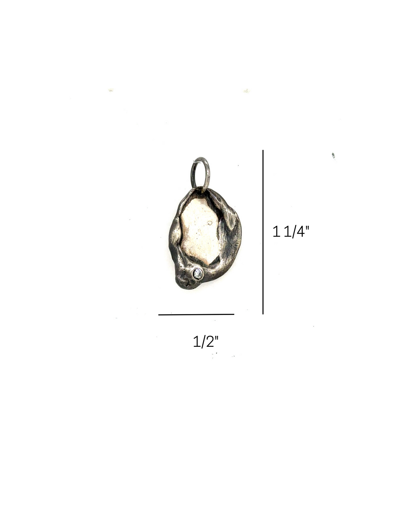 Reflection Talisman Pendant measurements