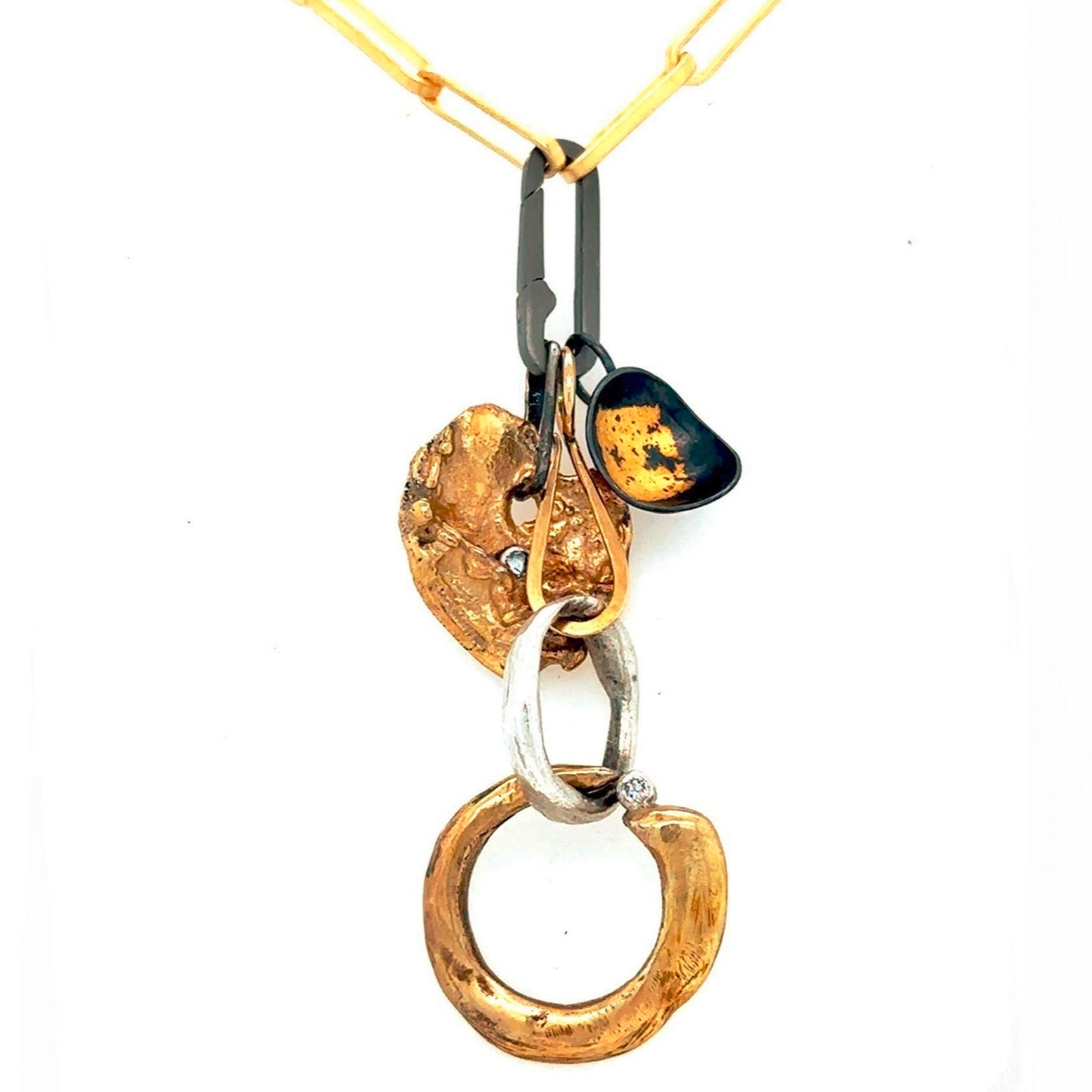 Love Talisman Pendant in Bronze