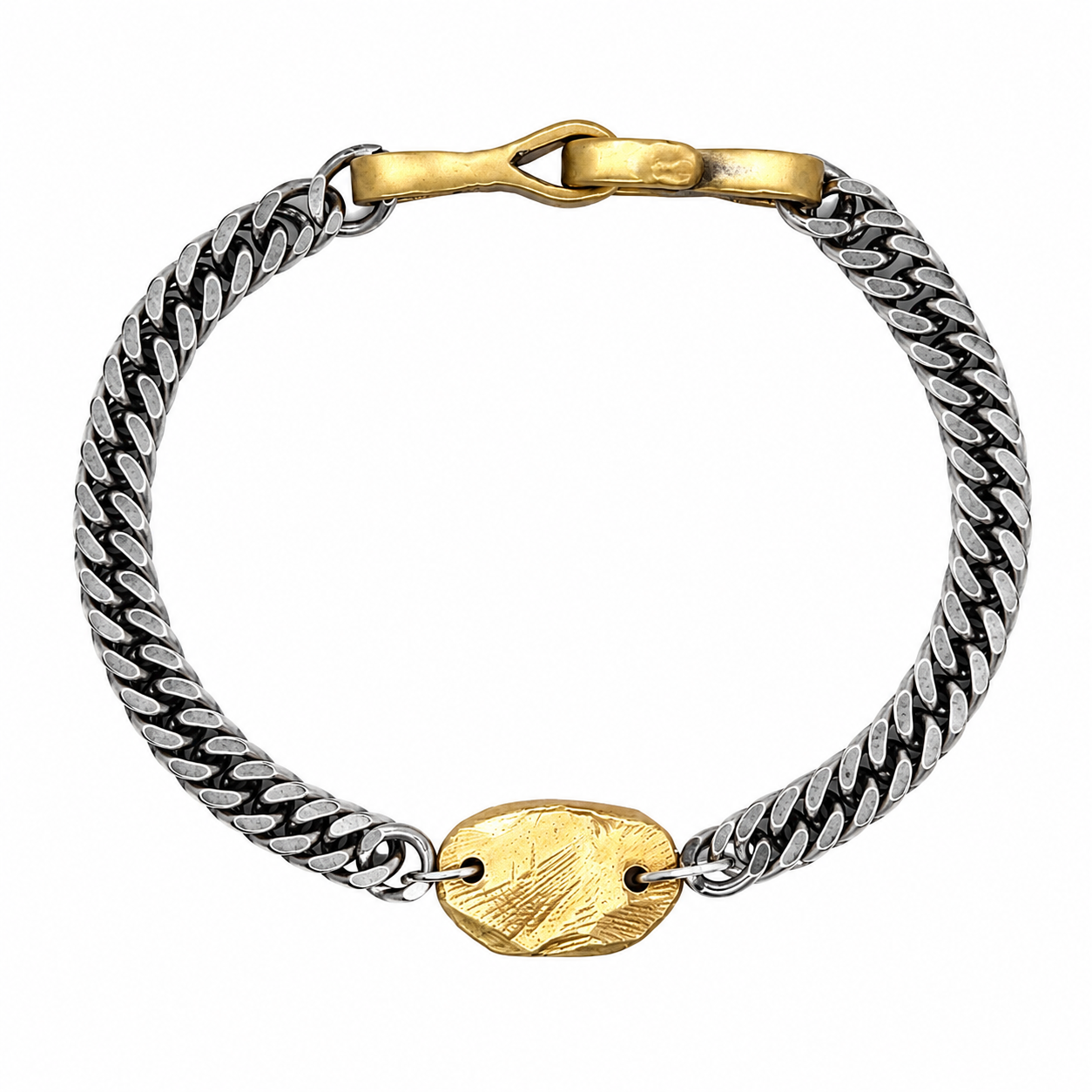 Hold Bracelet in Bronze top view