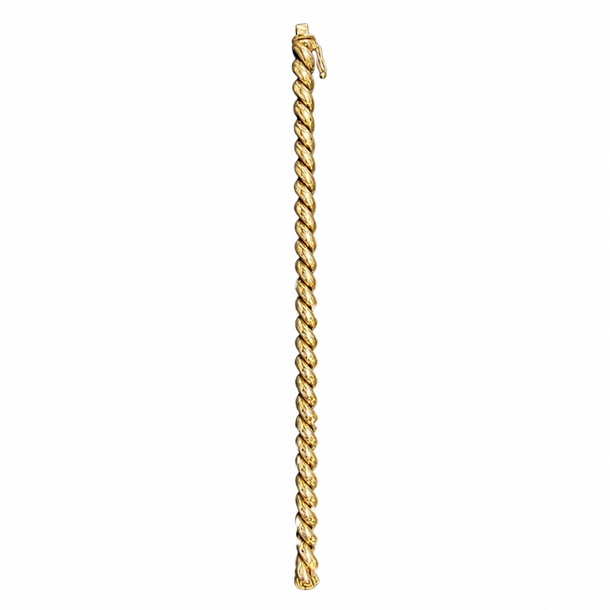 Length view of Gold Rope Bracelet from Chikahisa Ancestor Collection