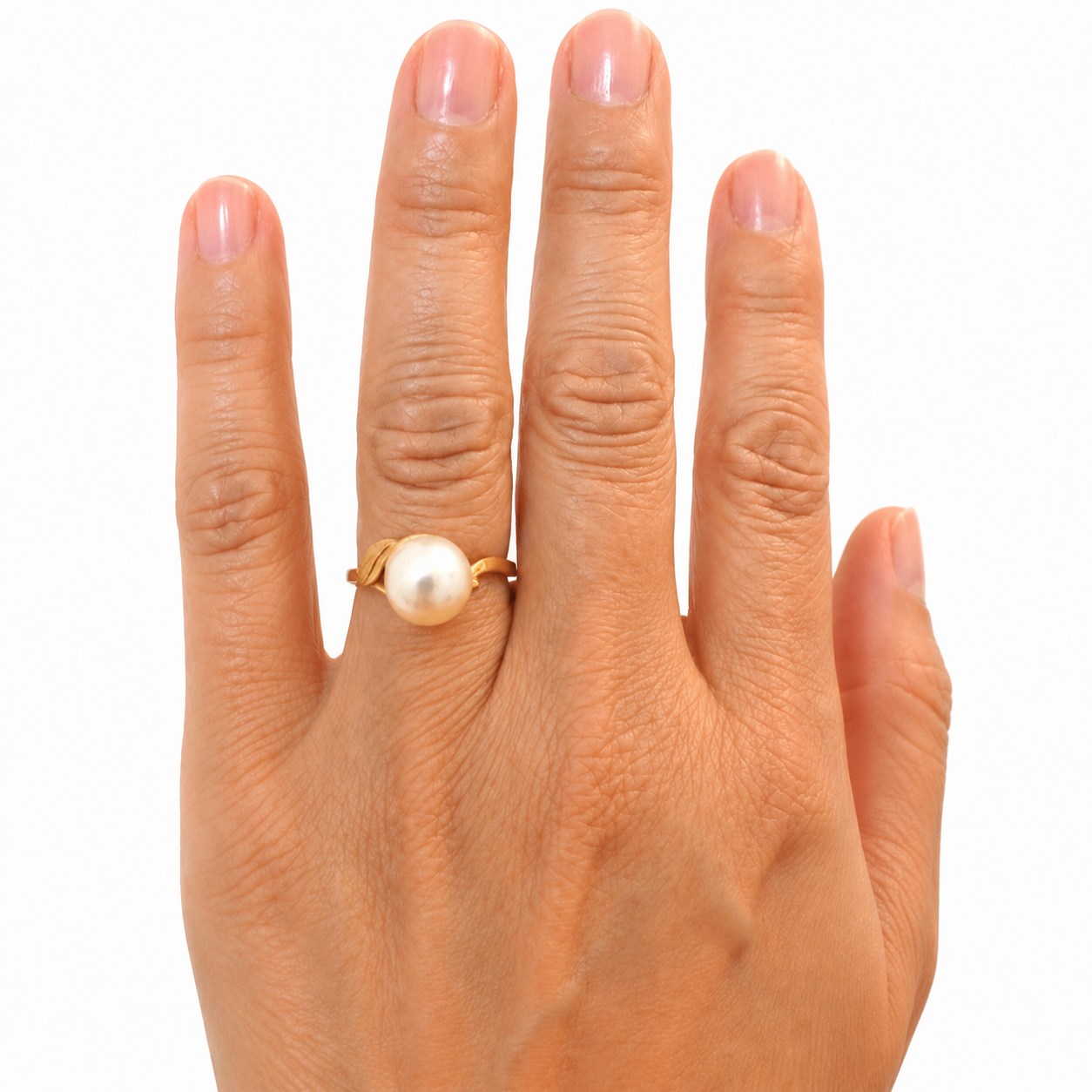 Pear Ring on Hand from Chikahisa Ancestor Collection