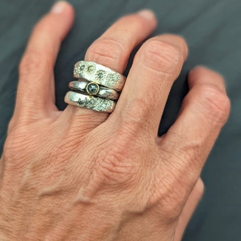 Thrive Ring with Salt & Pepper Diamonds