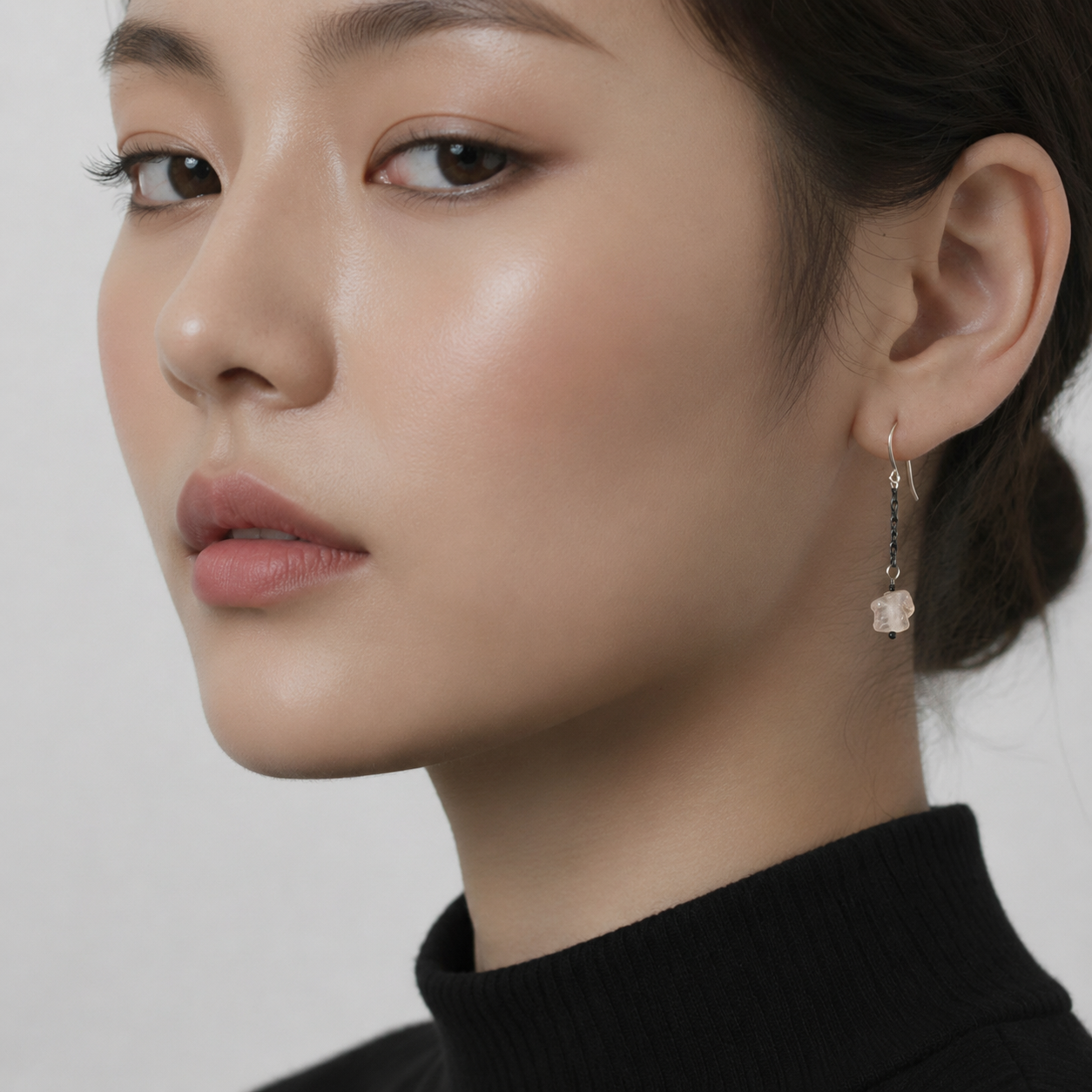 Fracture Earring on Model