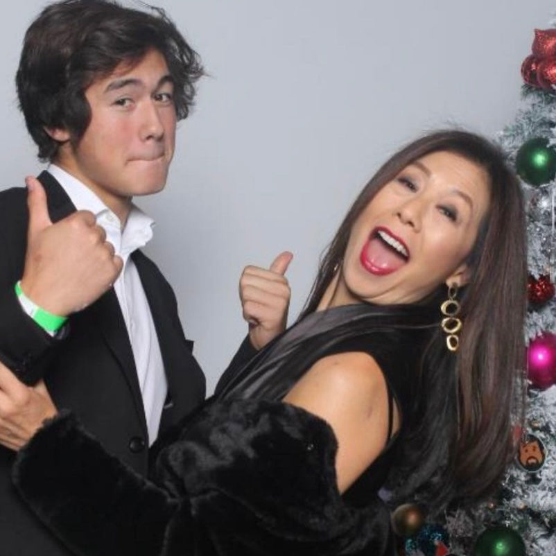 Mystic Statement Drop Earrings on person