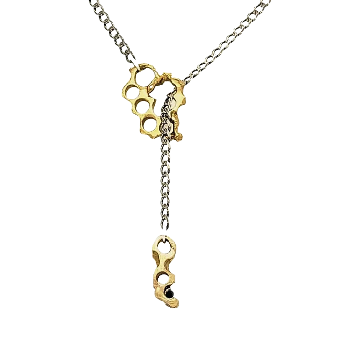 The Bearing Lariat Necklace from the Hive Collection