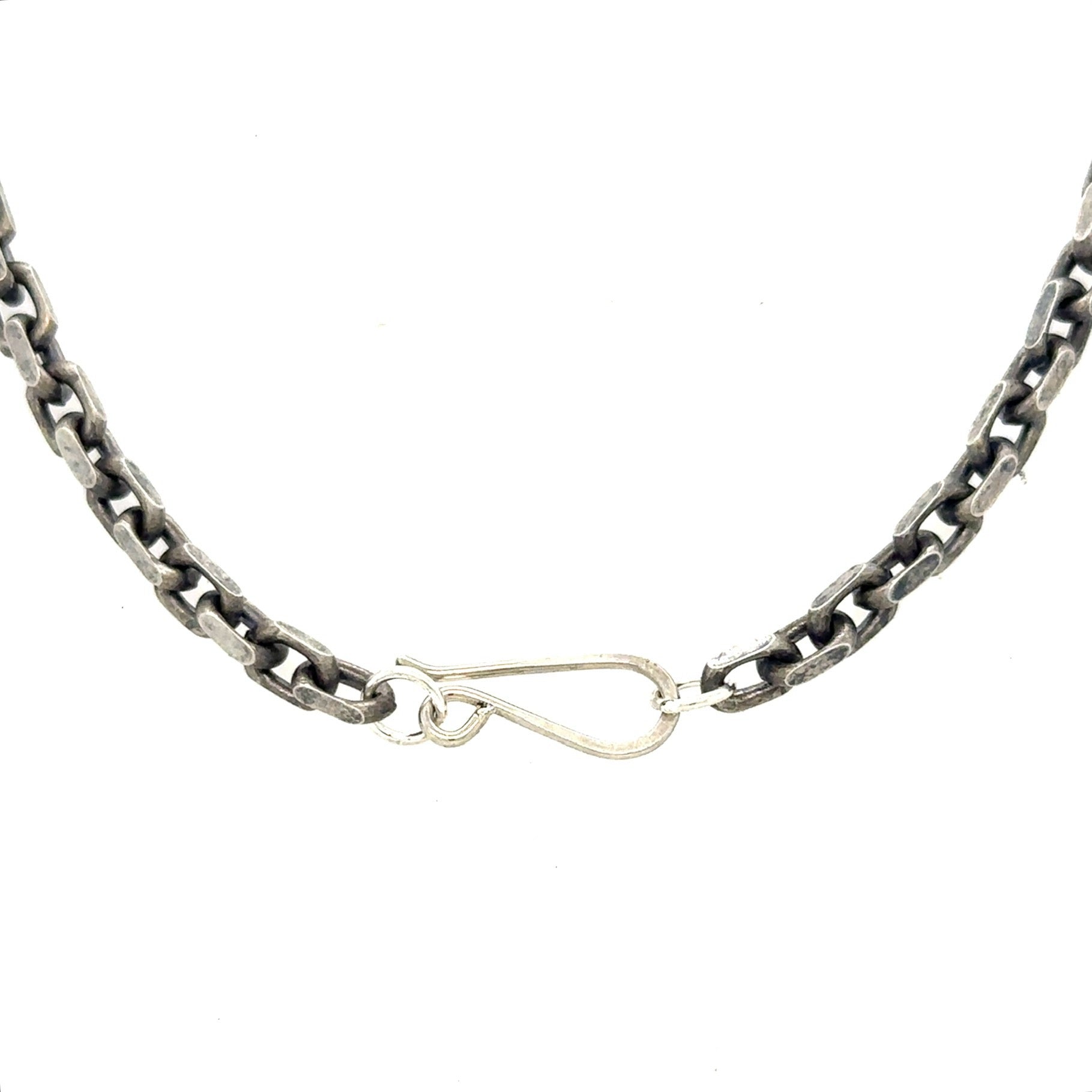 Close up detail of the Spark Chain Necklace Closure