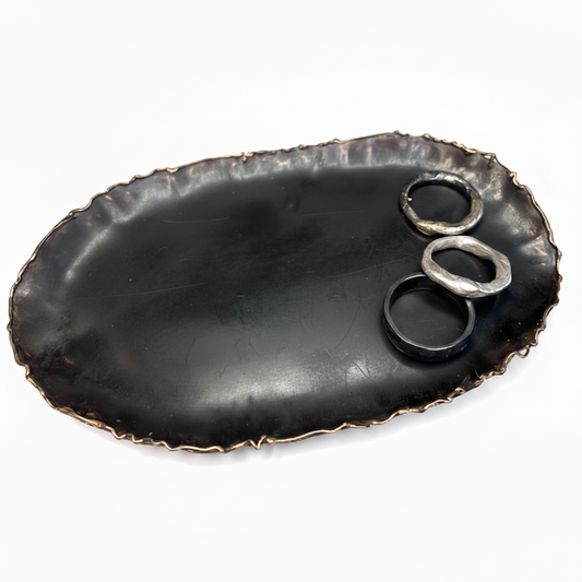 Scared Tray shown with rings