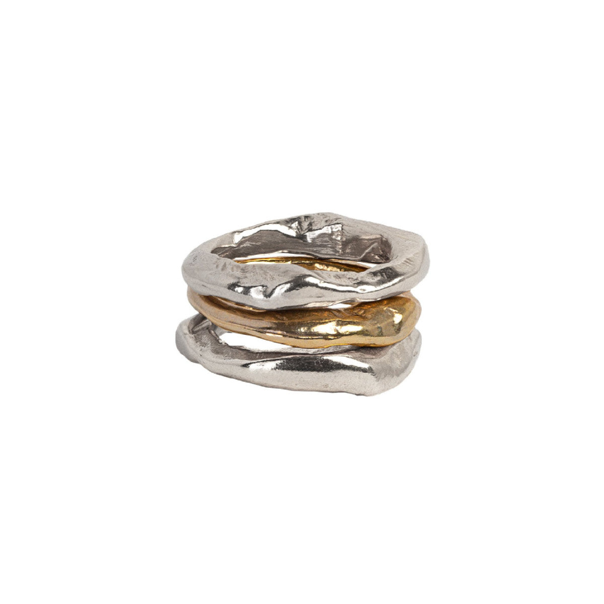 There's an ease you feel when you put on the Alchemist Ring Stack. It's like putting on the jeans you've had forever & will never part with. Each Ring is meticulously crafted with wabi-sabi intention, using only the finest precious metals. We use the ancient lost wax casting technique imbuing it with its own character and soulful imperfections that make it truly one of a kind.