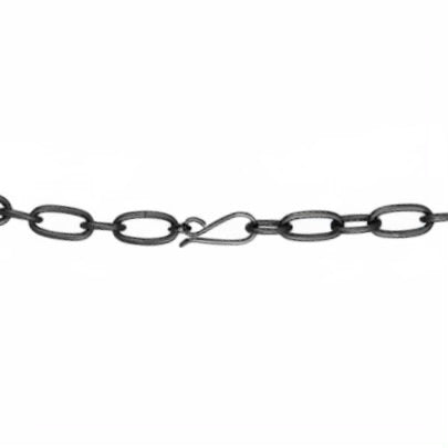 Detail of back chain on the Rocker Chic Chain Necklace