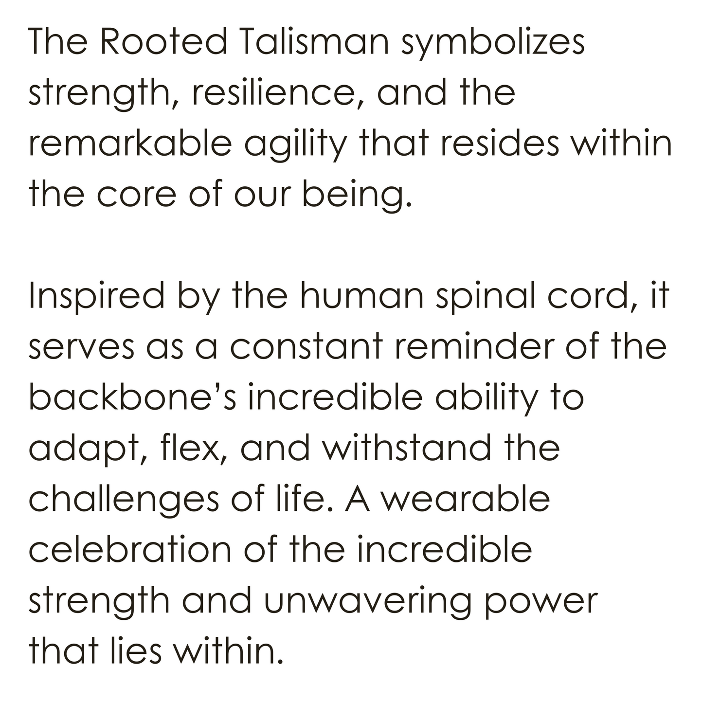 Rooted Talisman Pendant