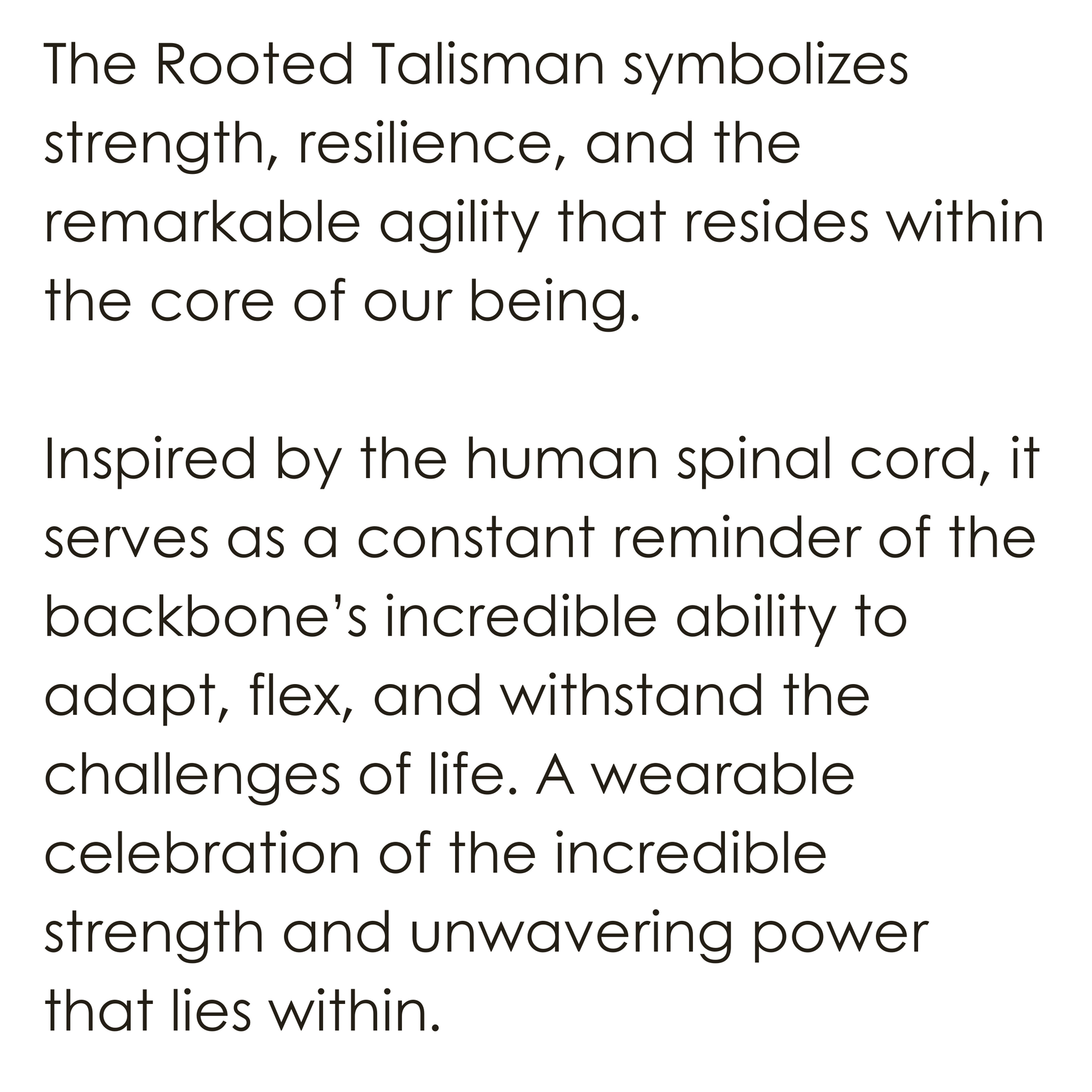 Inspiration for the Rooted Talisman Pendant