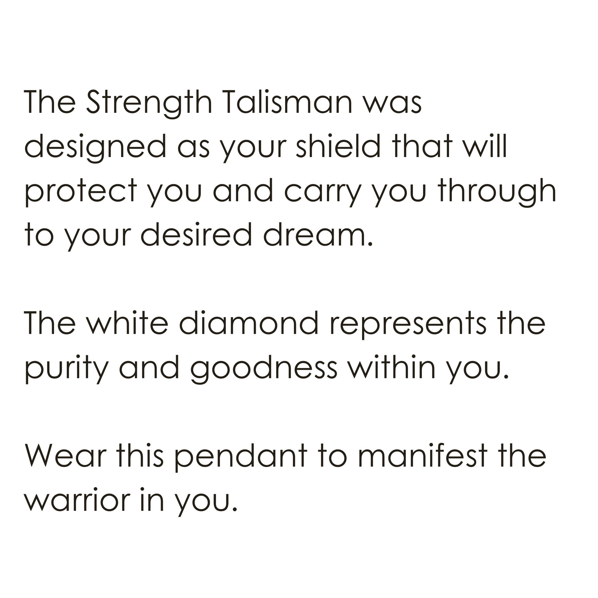 Strength Talisman meaning
