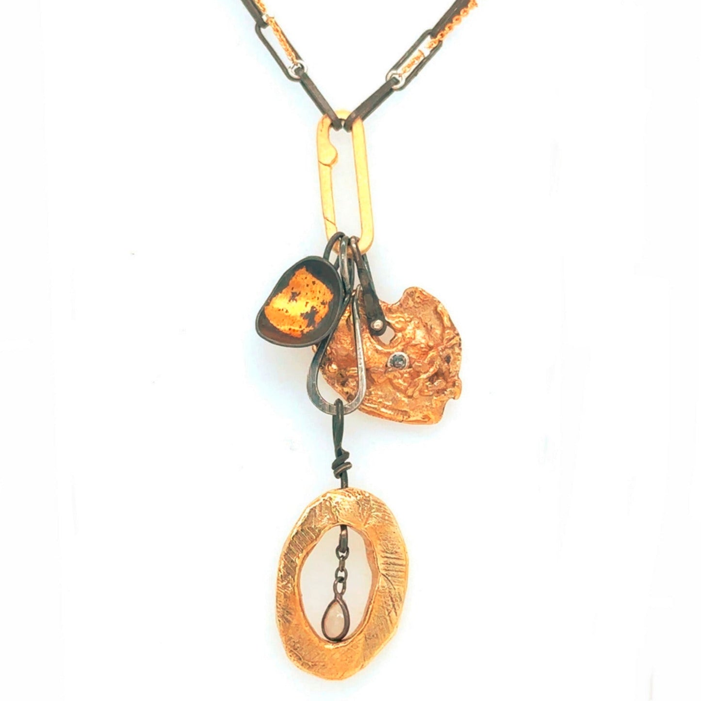 Love Talisman Pendant in Bronze