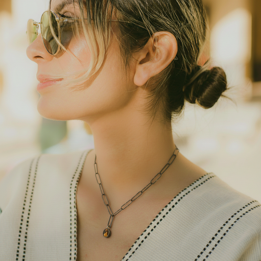 Truth Seeker Talisman Necklace on Model