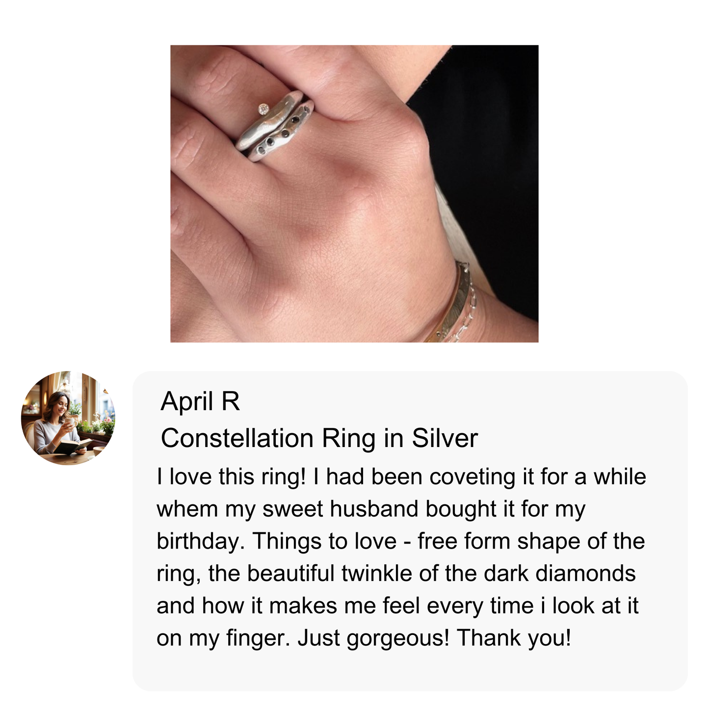 Constellation Ring in Silver