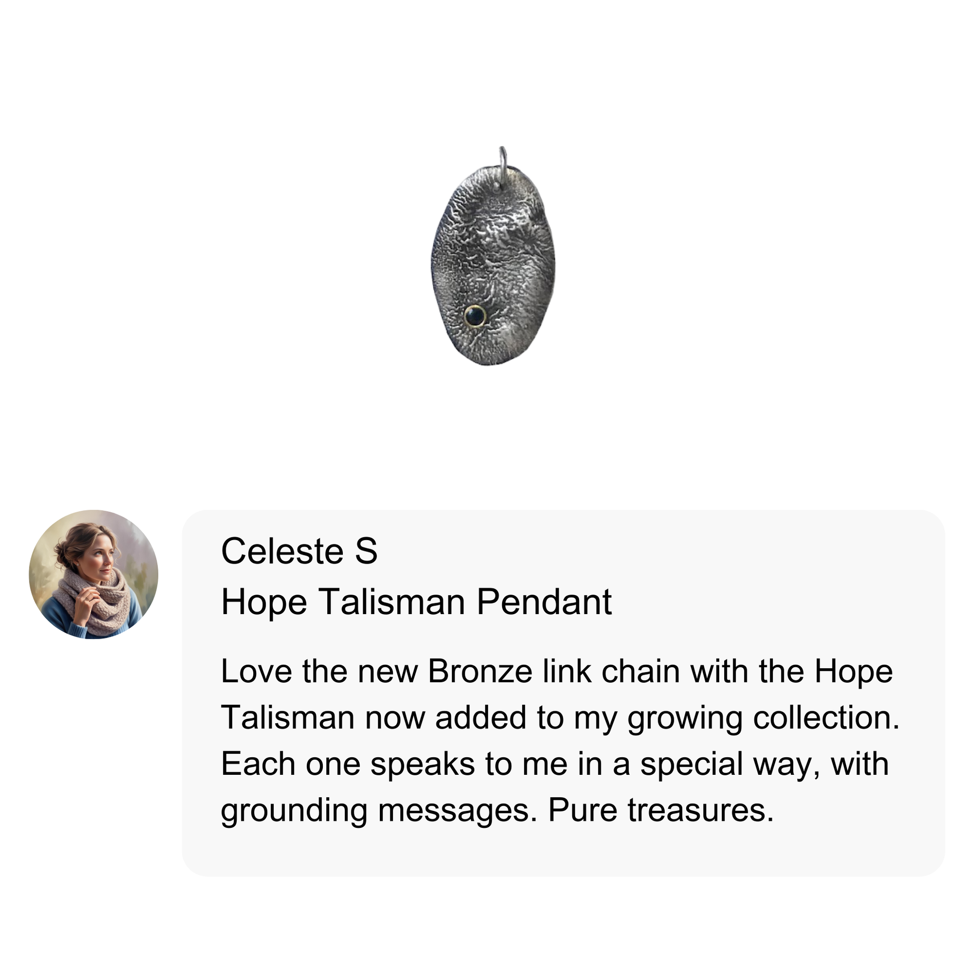 Customer review of the ope Talisman Pendant