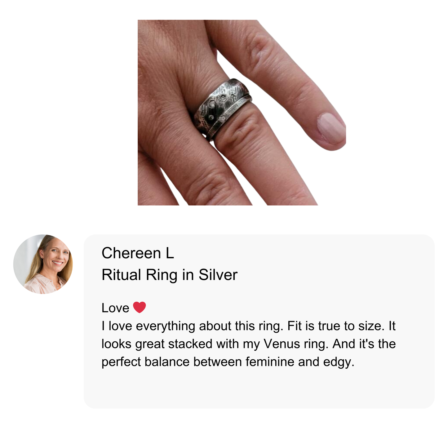 Ritual Ring in Silver
