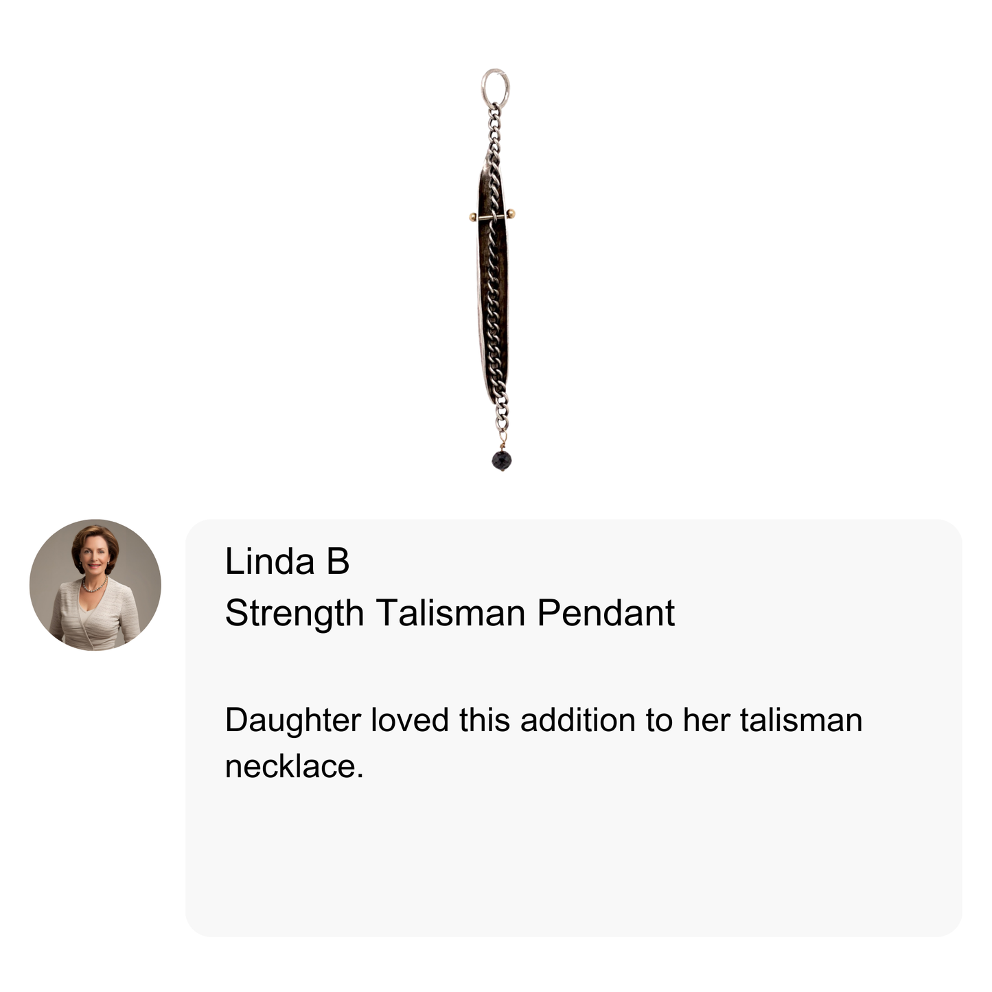 Customer review of Strength Talisman with Black Diamond