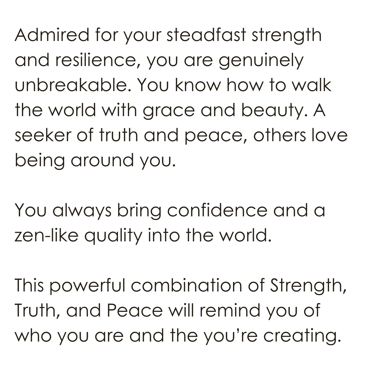 Unbreakable Talisman Necklace meaning