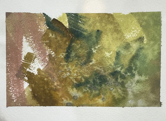 Drift 4 Watercolor original by Ann Chikahisa.