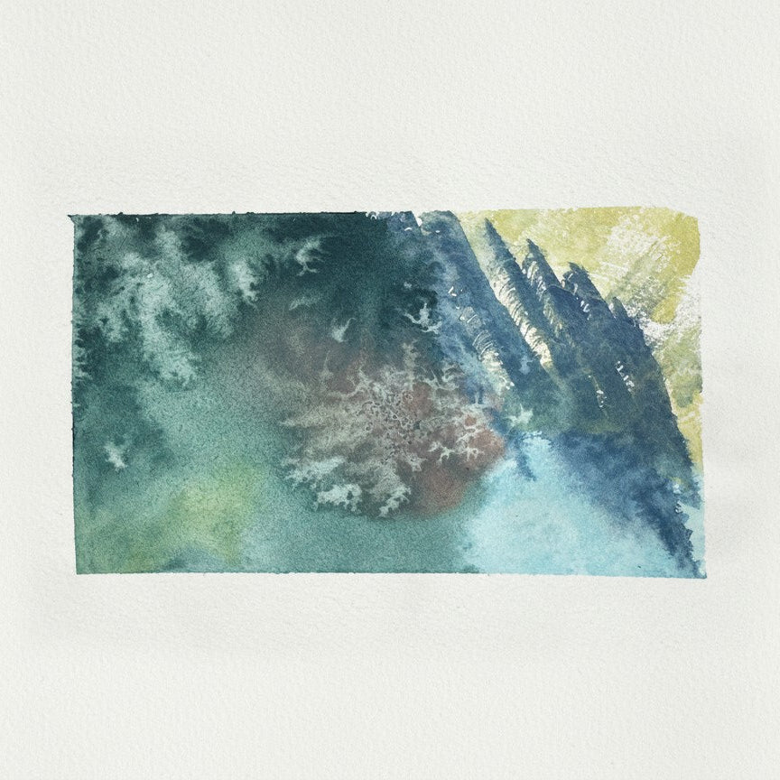 Ember 1 Watercolor original by Ann Chikahisa.