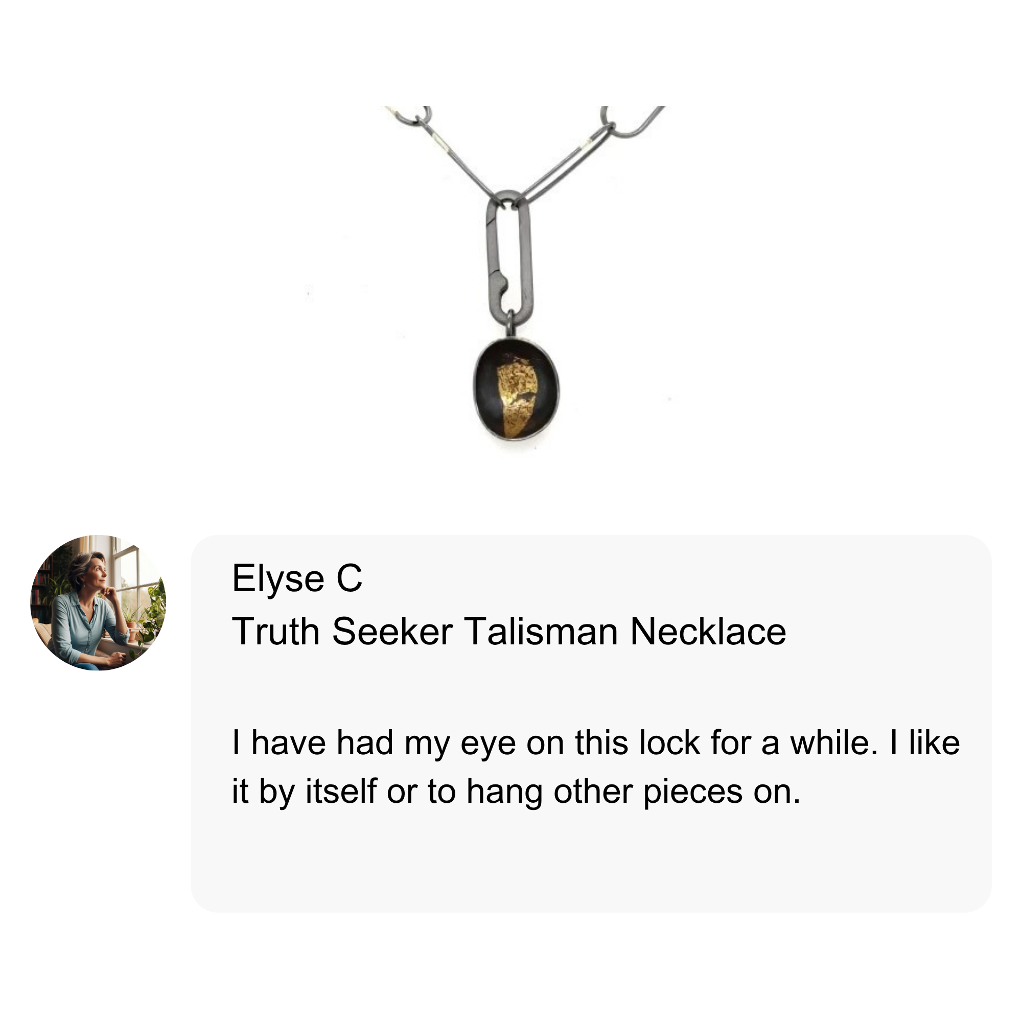 Customer Review of Truth Seeker Talisman Necklace