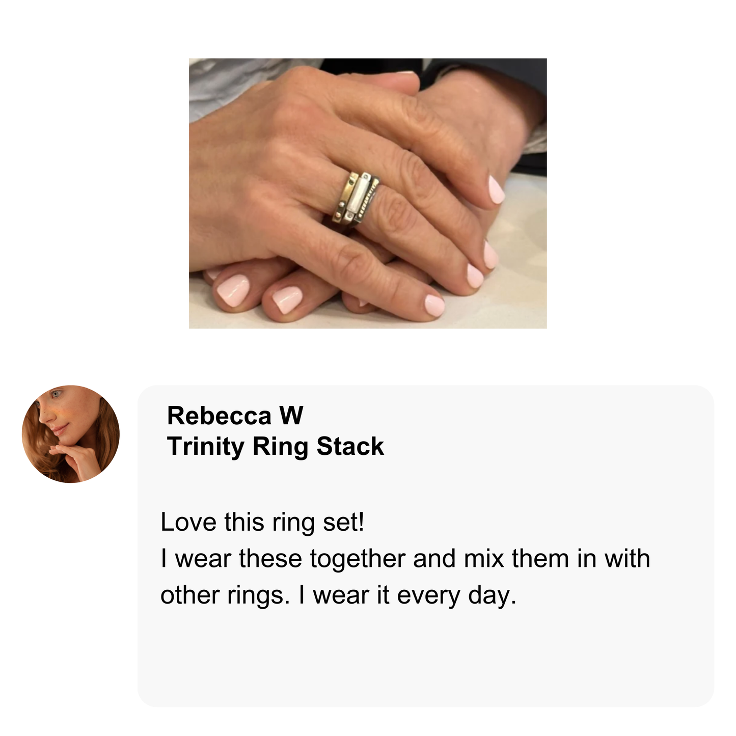 Trinity Ring Stack