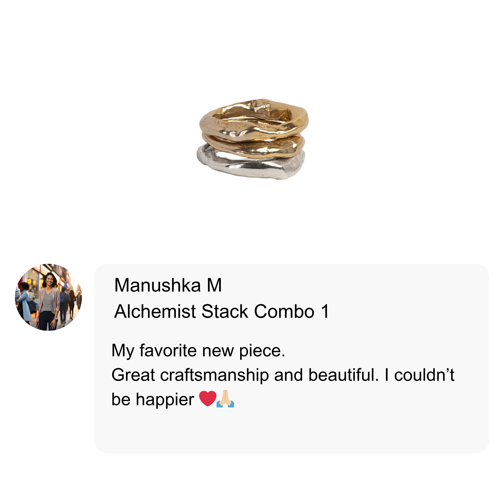 Customer Review of Alchemist Stacking Rings Combination One