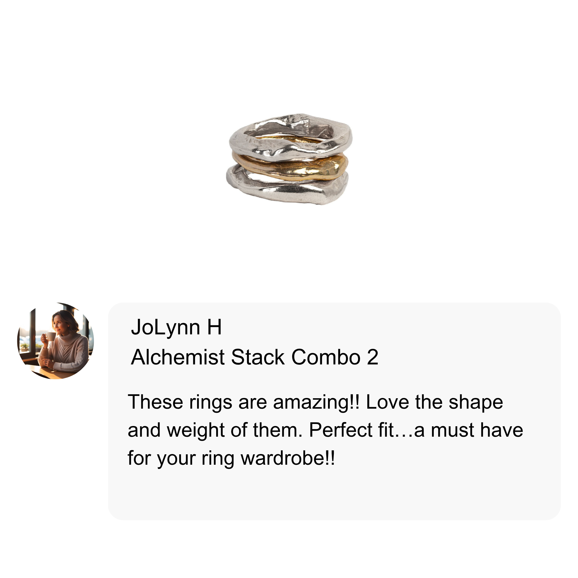 Customer Review of Alchemist Stacking Rings Combination 2