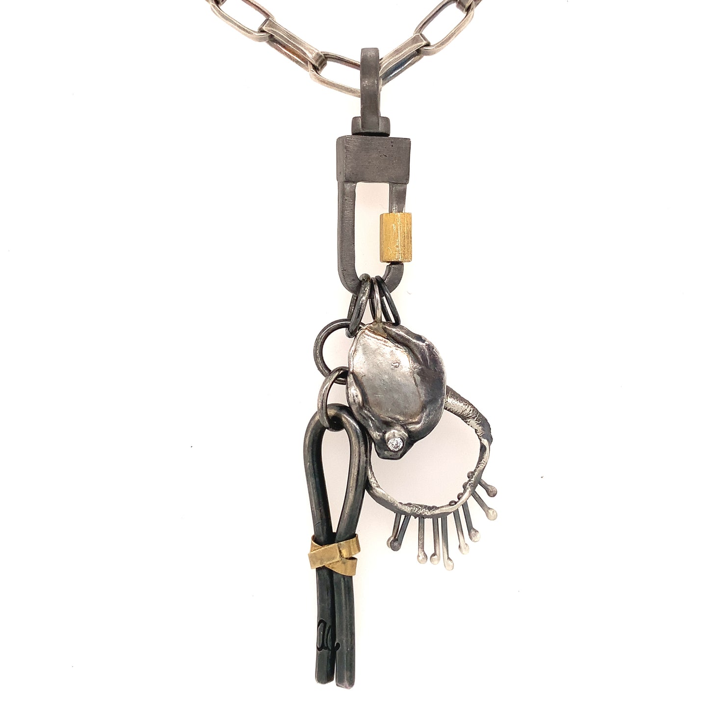 The Compassion Talisman was made to remind us to be patient and courteous to ourselves and others. This piece is formed into the shape of a key and represents a way to open our hearts to forgiveness, self-love, and compassion.