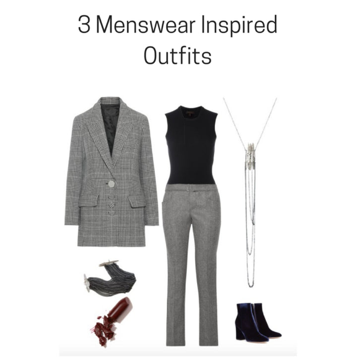How to style the Menswear inspired look