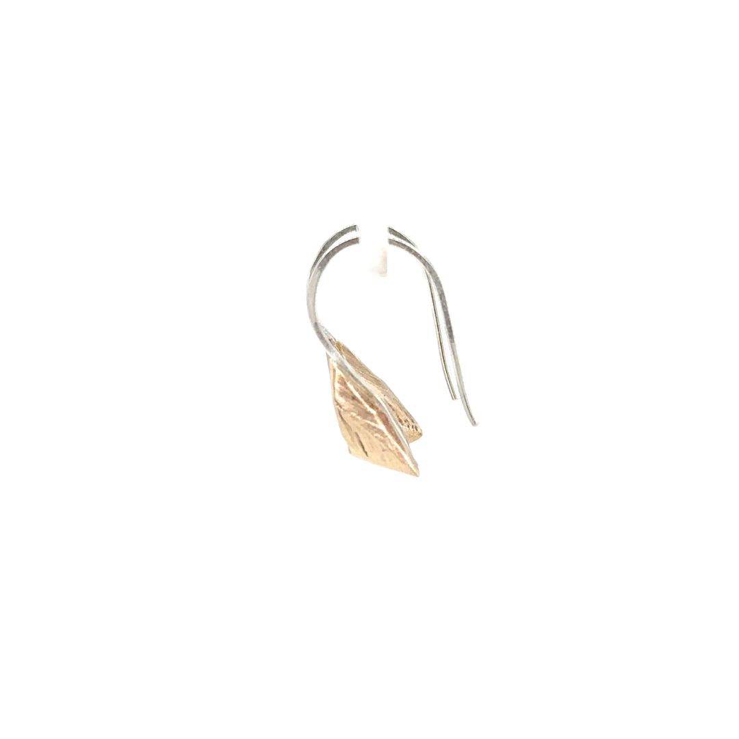 Echo Earrings in Bronze Side View 2