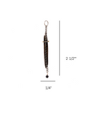 Strength Talisman Pendant with Black Diamond measurements