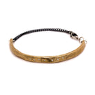 The Bronze Simple Bracelet tells you and the universe - you're worth it!