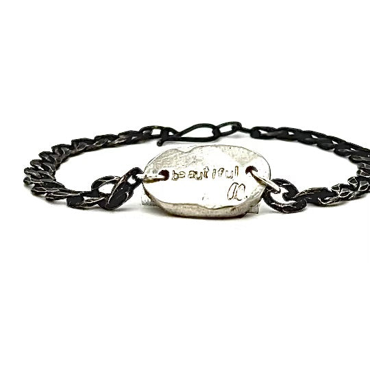 We all need to remind ourselves, we are beautiful. It brings us confidence and self-love. That's the inspiration behind the Beautiful Bracelet from our Inspired Collection. Wear it as your daily affirmation and celebrate your innate beauty. Embrace the Beautiful Bracelet as your personal talisman. Let it remind you that you are a masterpiece of grace and to let your inner light shine through.