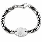 Hold Bracelet in SS top view 