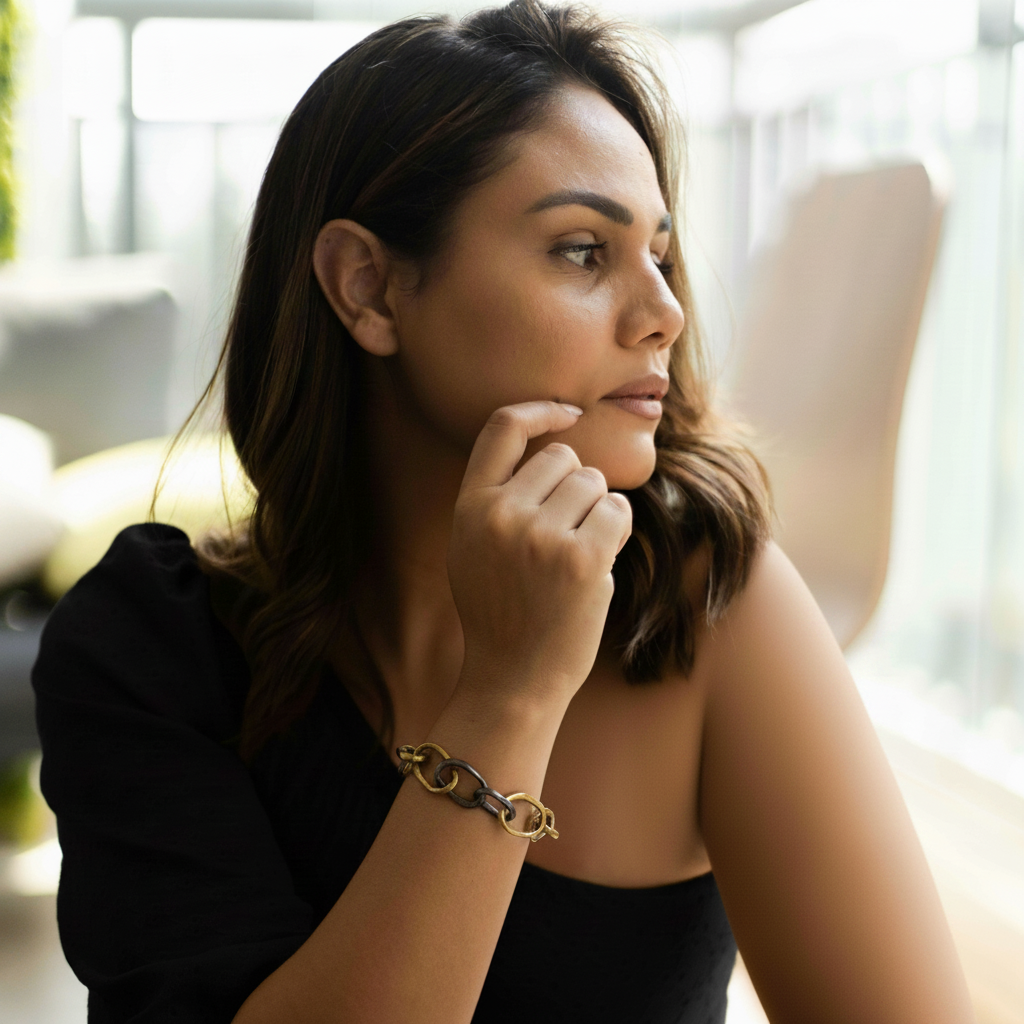 Bound Bracelet on model