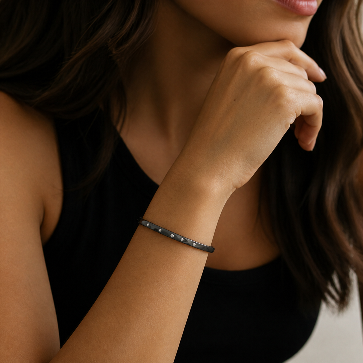 Divine Light Cuff on Model
