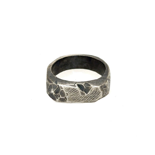 The surface of the sun isn't smooth - it's a landscape of constant activity, eruptions and transformation. This textured band captures that dynamic energy in miniature, with each handcrafted ridge and valley telling the story of celestial change.