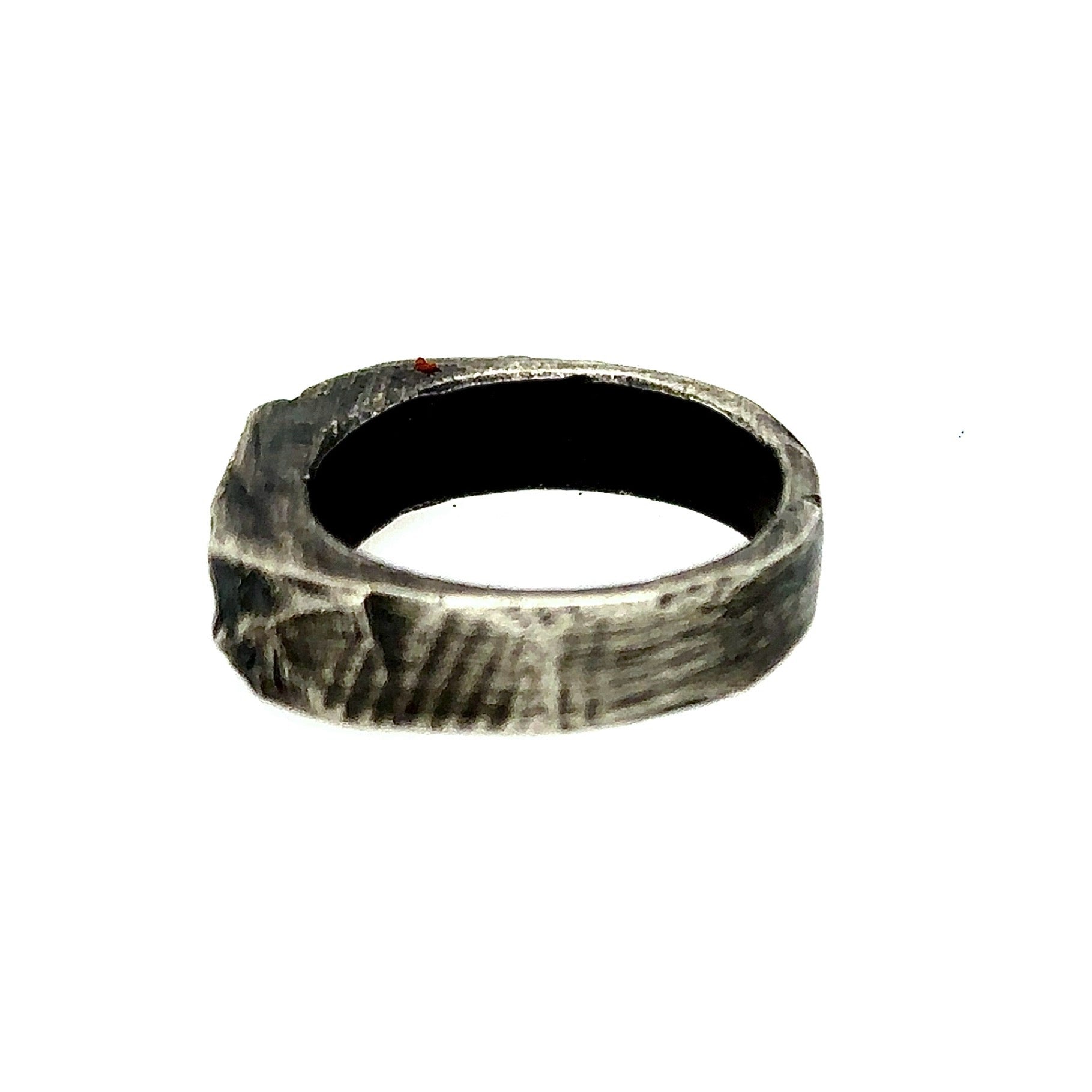 Side view of Solar Terrain Ring in Silver 