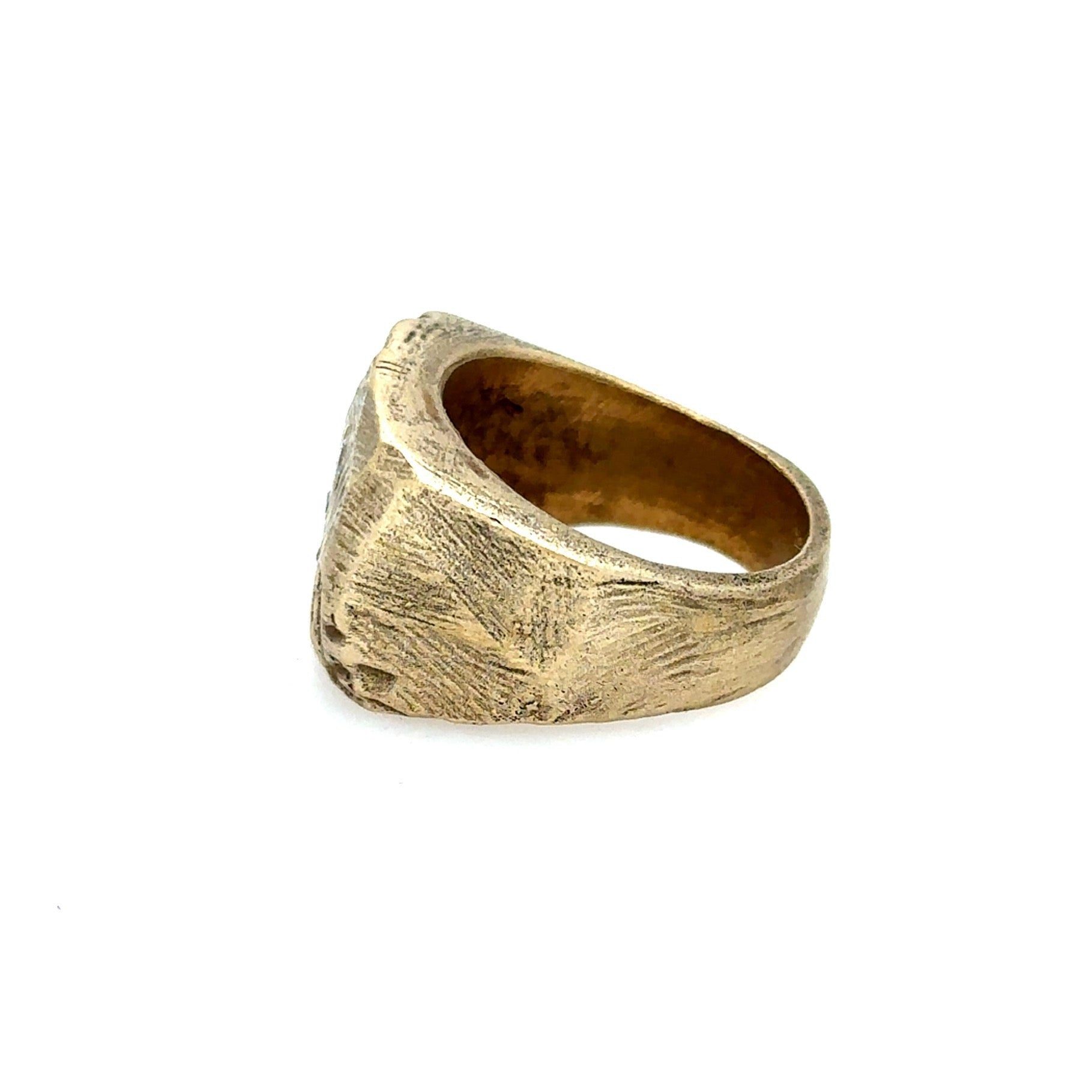 Side view of Stargazer Ring in Bronze