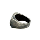 Side View of Stargazer Ring in Silver 