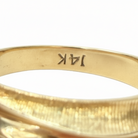 Gold marking on the Blue Star Sapphire Ring from the Chikahisa Ancestor Collection 